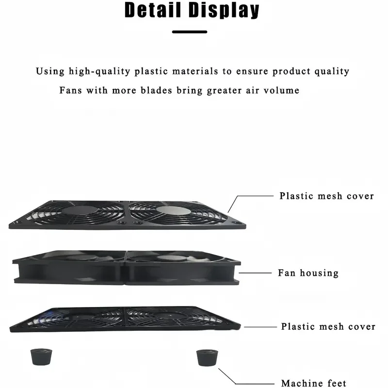 120mm 240mm Fan Router Cooling Fan DIY PC Cooler TV Box Wireless Silent Quiet DC 5V USB Power 12CM W/Screws Protective Net