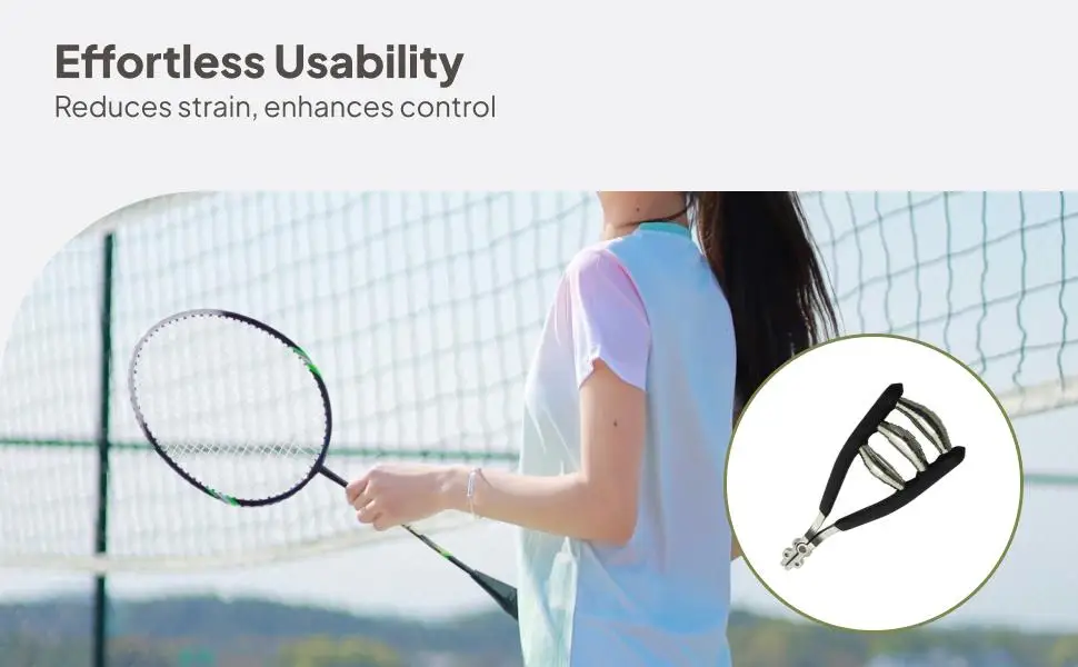 

Spring Loaded Aluminum Tennis Starting Clamp Professional Stringing Machine Tool for Rackets