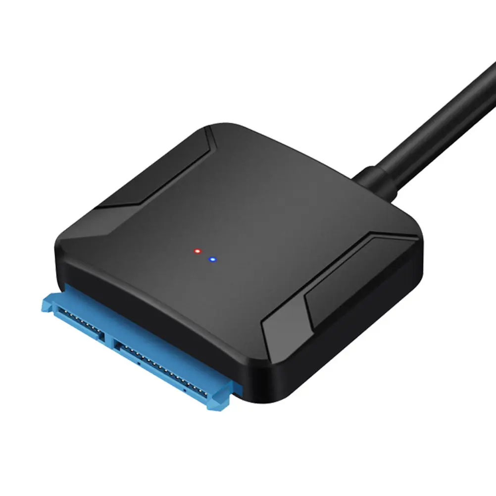to USB 3.0 Adapter Cable for 2.5 Inch SSD Hdd External Hard Disk Data Transfer Backup Clone Recovery Tool Lightweight Black