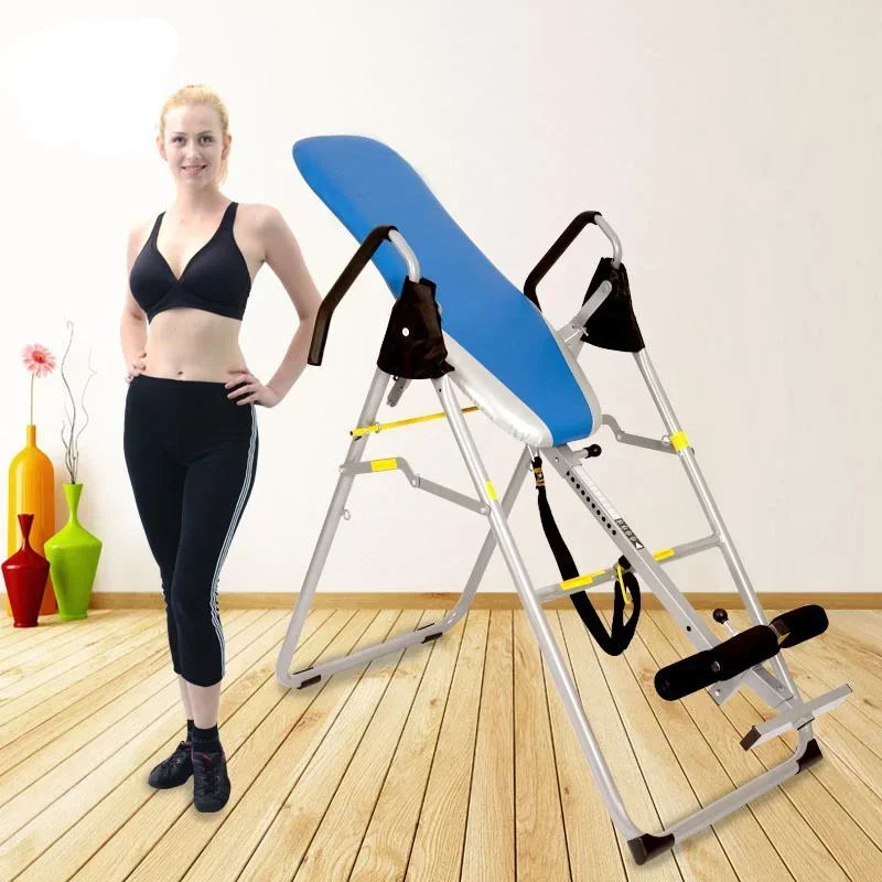 HW701 Handstand Machine Household Abdominal Lifting Device Inversion Therapy Lumbar Muscle Stretcher Steel Pipe Inversion Table