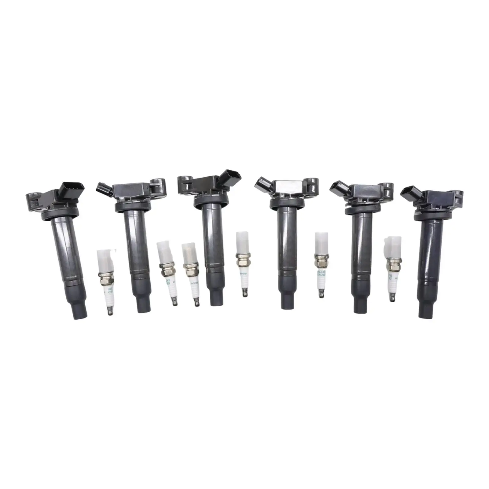 

6x Ignition Coil and Spark Plugs Gn10536 Replacement for Toyota Avalon 2000-2004 Easily Install Replace Parts Accessories