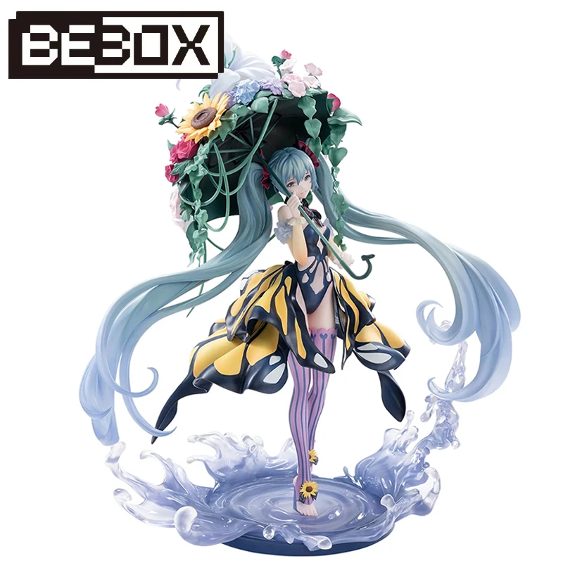 In Stock Genuine Original BEBOX 1/7 Hatsune Miku Swallowtail PVC 32CM Anime Action Figures Collection Model Ornament Toys Gifts