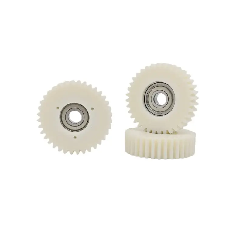 ABMI-Nylon Gear Set With Circlip Ring- Spare Parts For Bafang Motor SWX02(G02), 3PCS 36 Teeth Geared Replacement,