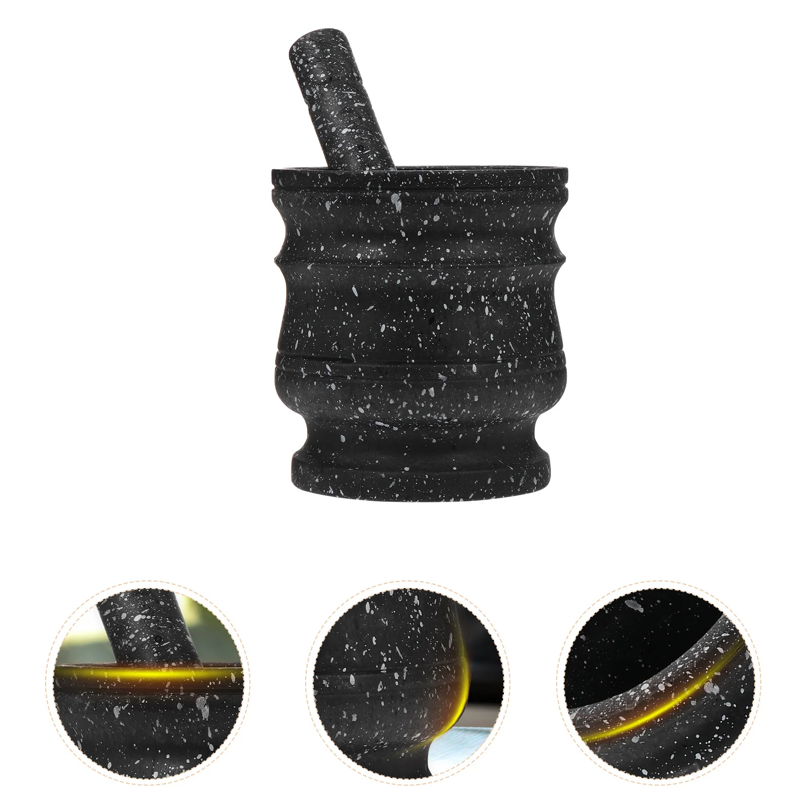 مجموعة واحدة من أداة هراسة الثوم البولي بروبيلين المزخرفة وعملية للمطبخ والهدايا لتهدية هراسة الثوم للطب