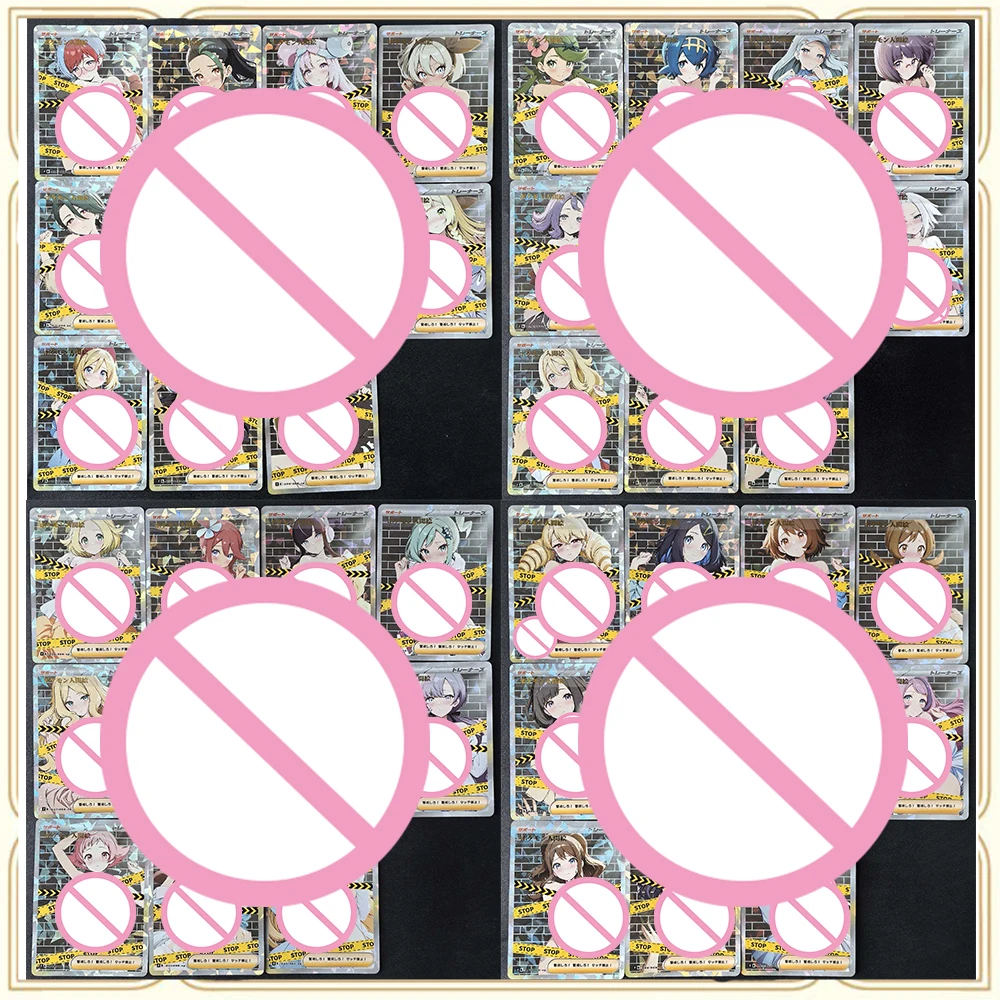 

Коллекционная карточка Pokemon Advanced Sparkling DIY ACG: Аниме-героини Лилли, Лусамин, Селена, Брендан. Подарок на Рождество и День Рождения.