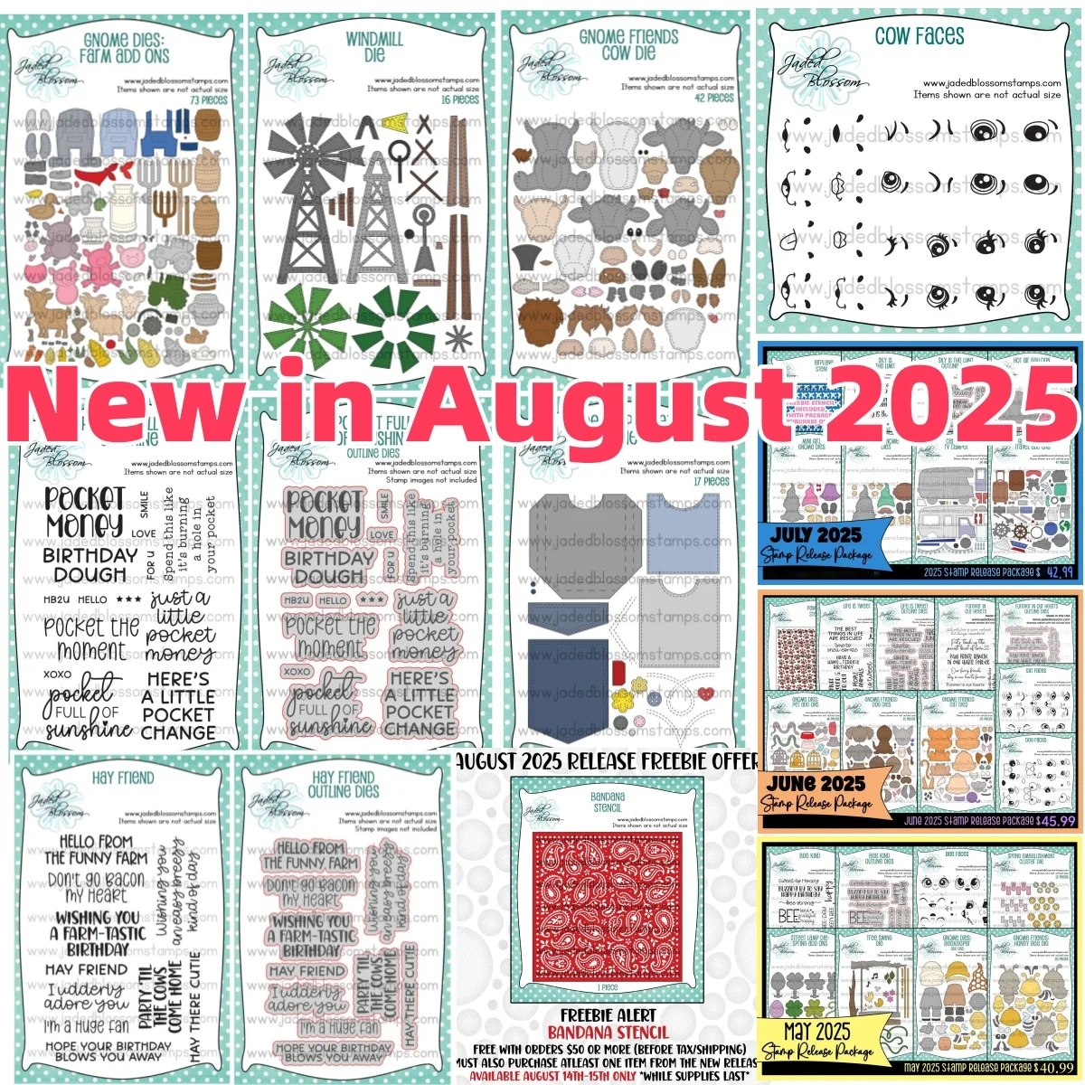 

Windmill Farm Add Ons Cow Die Metal Cutting Dies Cow Faces Clear Stamps Bandana Stencil for DIY Making Card Scrapbook 2025 New