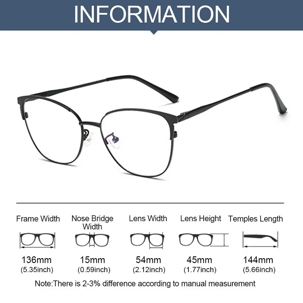 Blue Light Blocking Women Designers Eyeglasses Optical Spectacle Computer Eye Protection Glass Fashion Eyewear