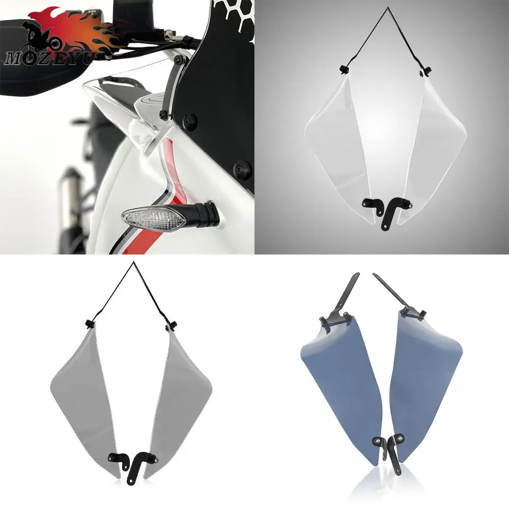 

DesertX Accessories Motorcycle Side Spoiler Fairing Cover Wind Wing Deflector Protector For Ducati Desert X Desert-X 2022 2023