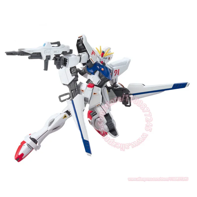 BANDAI F91 GUNDAM HGUC 1/144 Trendy Figuur Desktop Ornament kinderen Verjaardagscadeau Randmodel Actiefiguren Montage