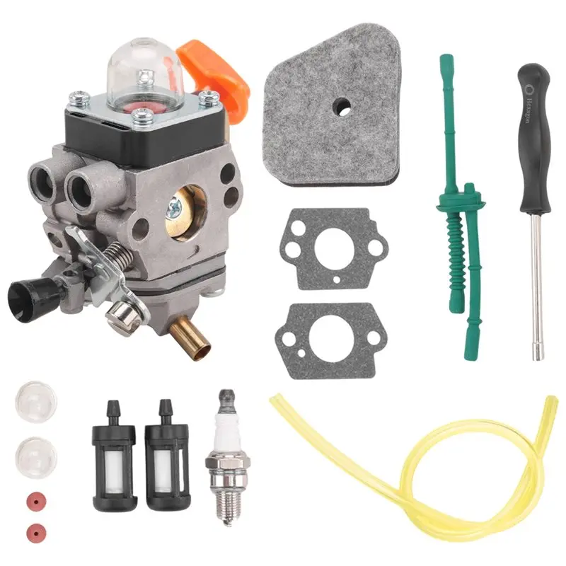 Carburetor Kit For FS90 FS110 HT101 FS130 FS100 = KM110R KM130 HL100 HT100 FS130R FS87 FS100R HL90 Carb Trimmer