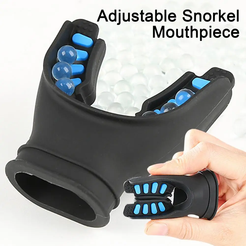

U-shaped Dive Breathing Tube Diving Mouthpiece Lightweight Air Bottles Snorkel Regulator Soft Silicone Underwater Diving