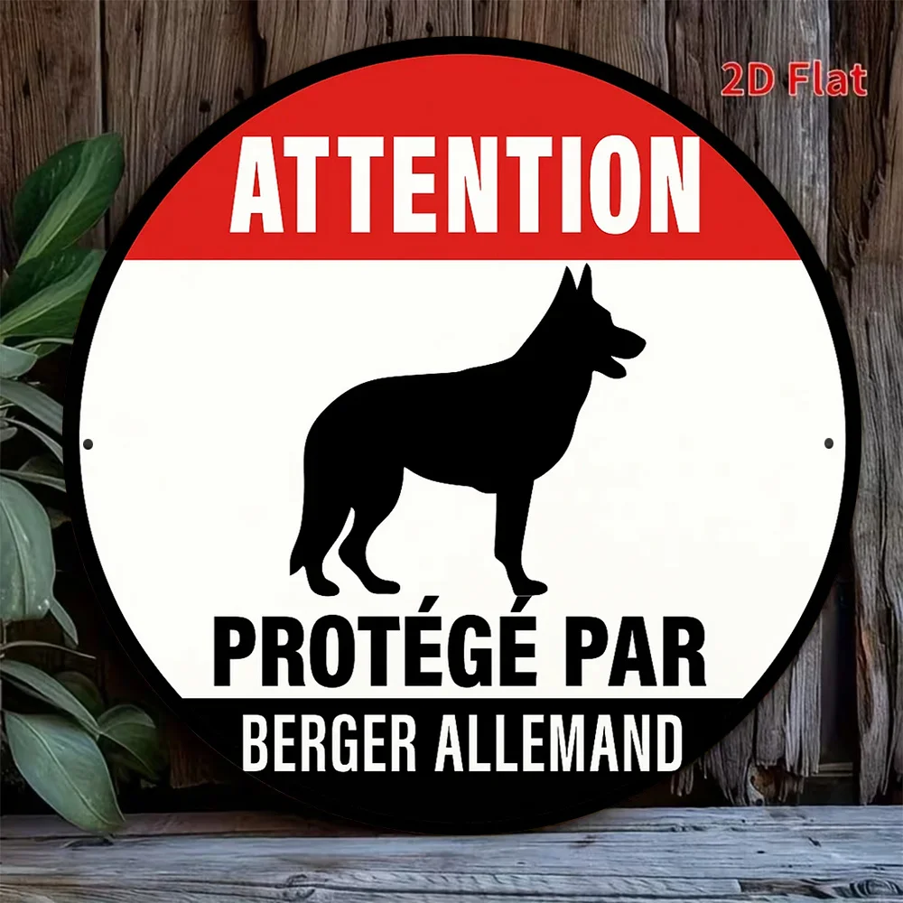 2D Flat, 1pc Round Sign, 