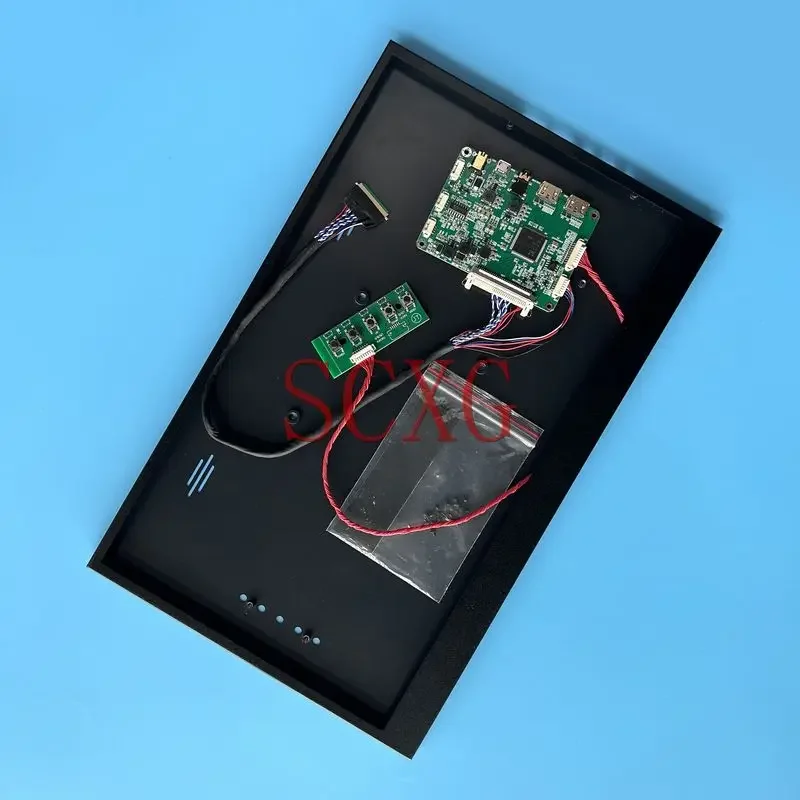 

Fit N133B6 портативный Refit дисплей 2 Mini-HDMI LVDS 40 Pin 13,3 "Micro USB Комплект «сделай сам» 1366*768 плата драйвера контроллера + металлическая деталь