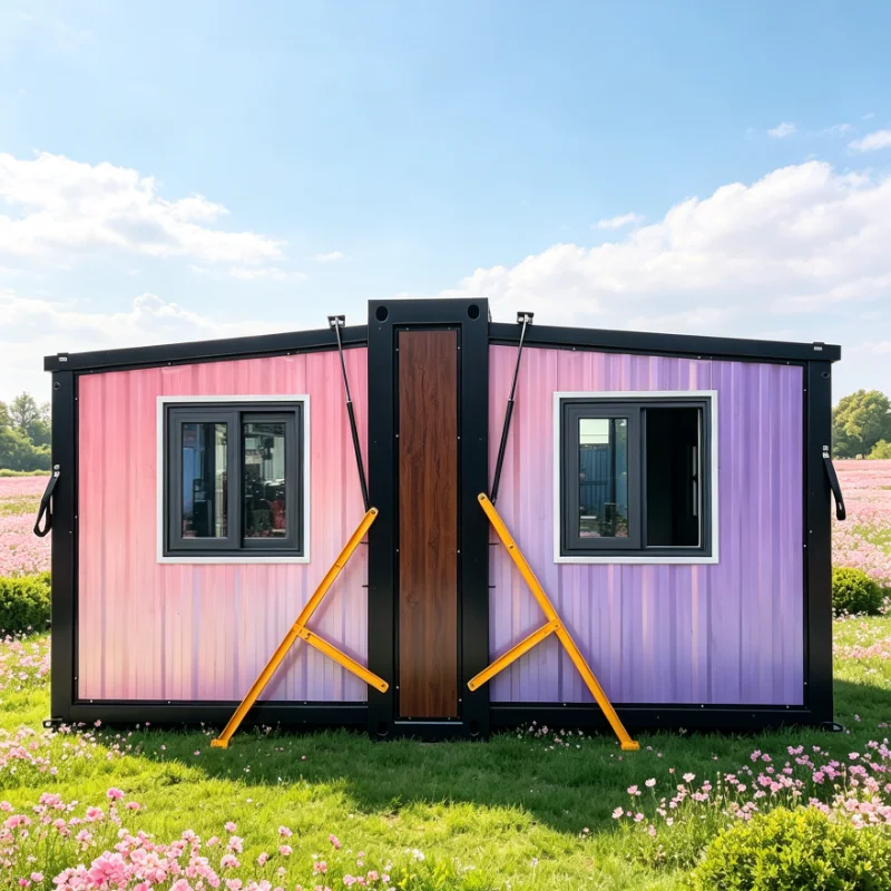 Customized Prefab Container House Foldable Home for Temporary Housing Solution and Emergency Shelter Use