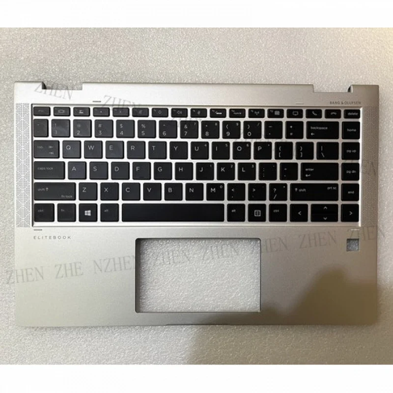

Y 95% New Palmrest Upper Case US Backlit Keyboard For HP EliteBook X360 1040 G5 G6