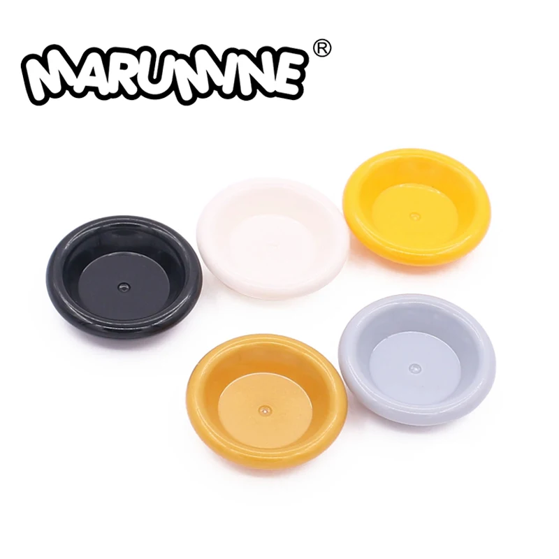 

Marumine 6256 Utensil Mini Dish 3x3 MOC Blocks Foods Parts Children Toys Accessories Creative Bricls Activities Constructor Set