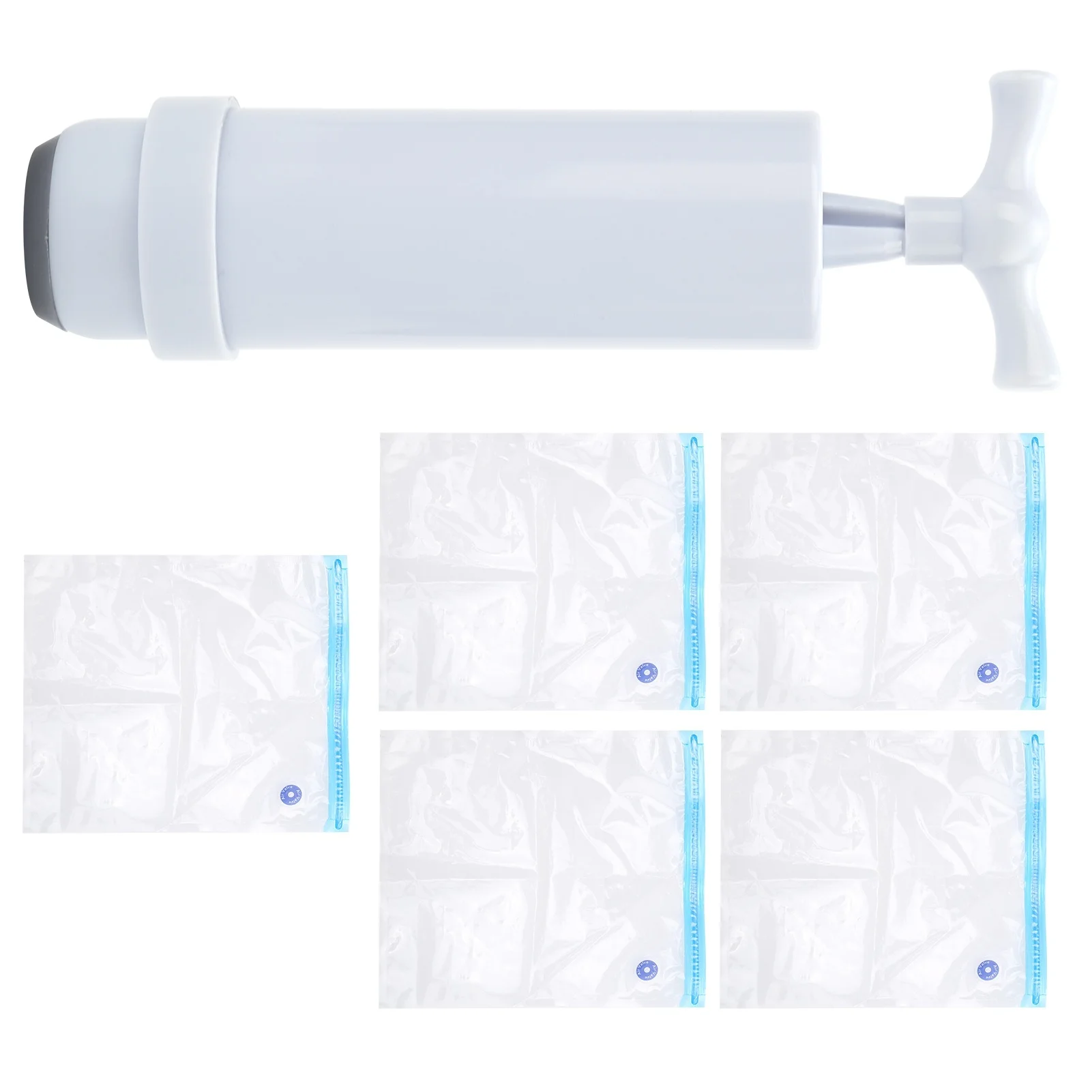 5Pcs Filament Storage Bag 3D Printer Parts Plastic Sealed Protection Pouch with Suction Pump