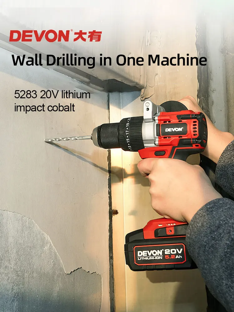 

20V Wireless Screwdriver Drill Lithium Driver Power Batteries Cordless Drill Brushless