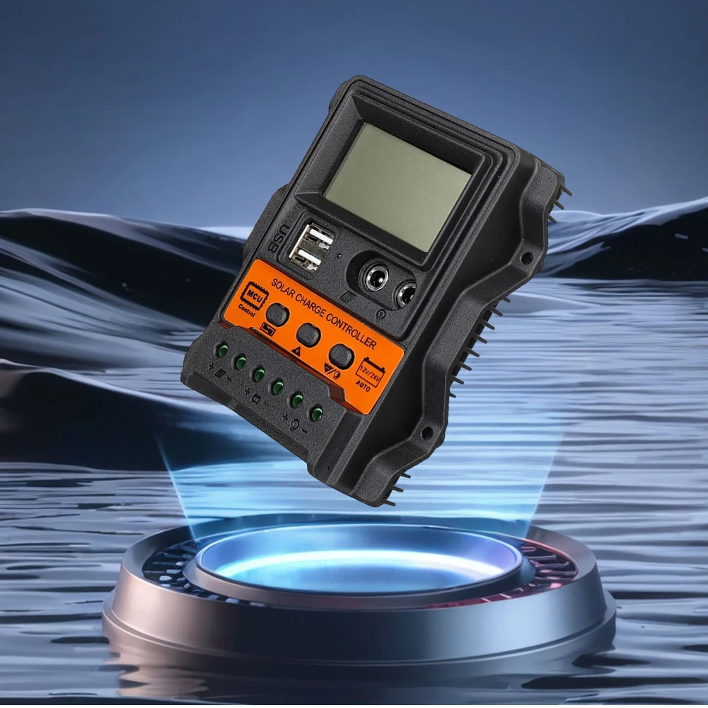 10A/20A/30A Солнечный регулятор ШИМ-контроллер 3-ступенчатый ШИМ-регулятор солнечной панели Регулятор заряда солнечной батареи для солнечных панелей
