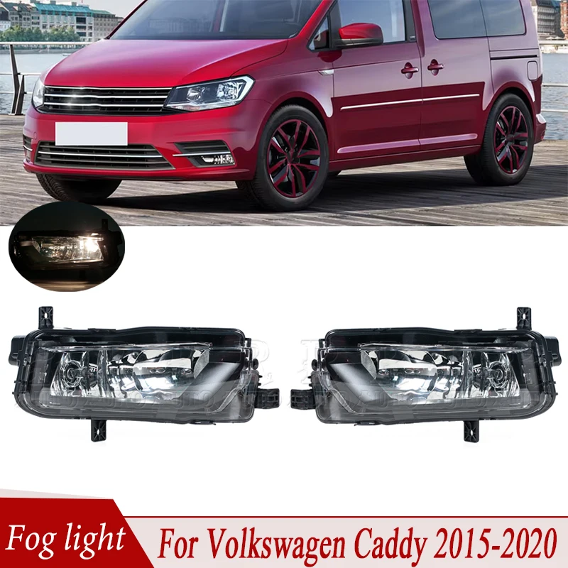 Fog Light Front Bumper Fog Lamp Assembly Car Light With bulb For VW Caddy 2015 2016 2017 2018 2019 2020 2K5941661B 2K5941662B