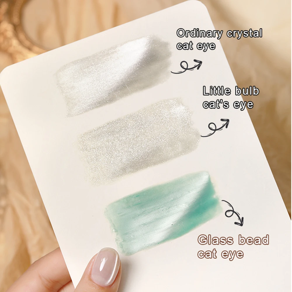 كما 15 مللي النعناع الأخضر اللون القط المغناطيسي هلام مسمار البولندية البريق بريق هلام الورنيش شبه دائم ل الصيف مانيكير لتقوم بها بنفسك هدية #3