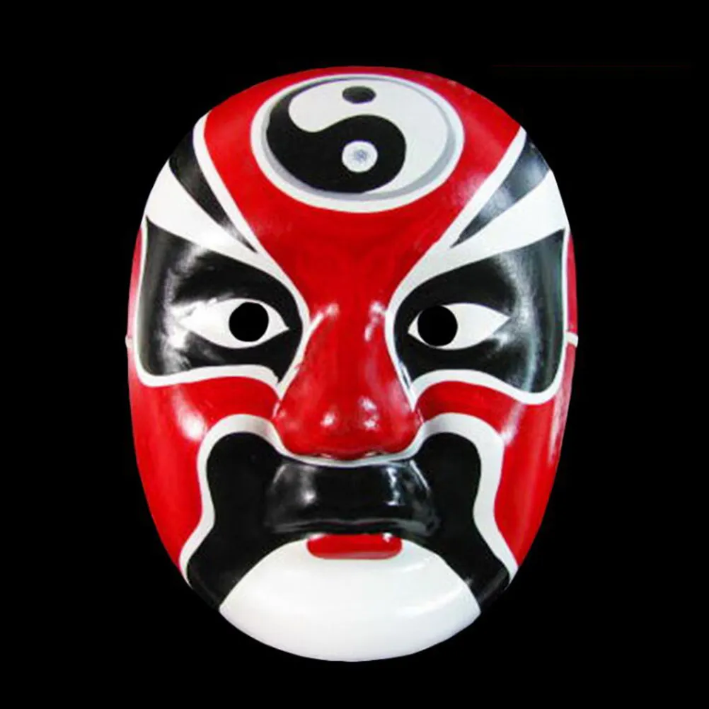 3Pcs Stereo Wall Surface Decoration Classical Opera Mask Pendant Sun Wukong Hand-Painted Wall Craft
