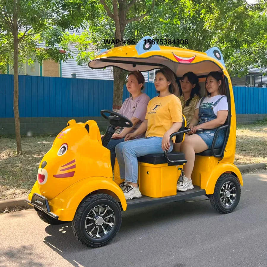Battery Powered Passenger City Vehicle Tour Shuttle Electric Mini Sightseeing Bus