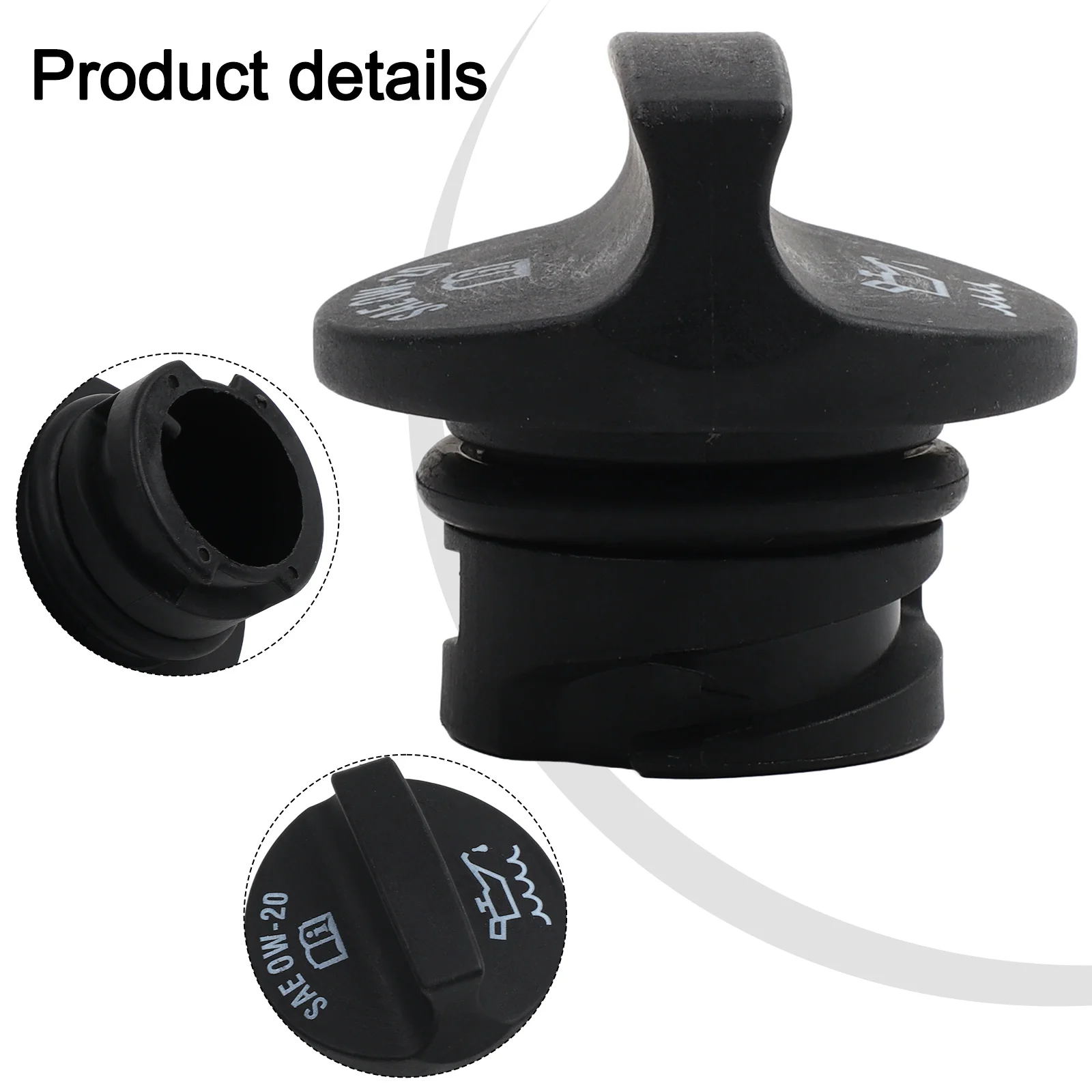 Replacement Engine Oil Cap 12667313 for Cadillac For Escalade and For Sierra 5 3L 6 2L 2015 2016 Compatible Parts