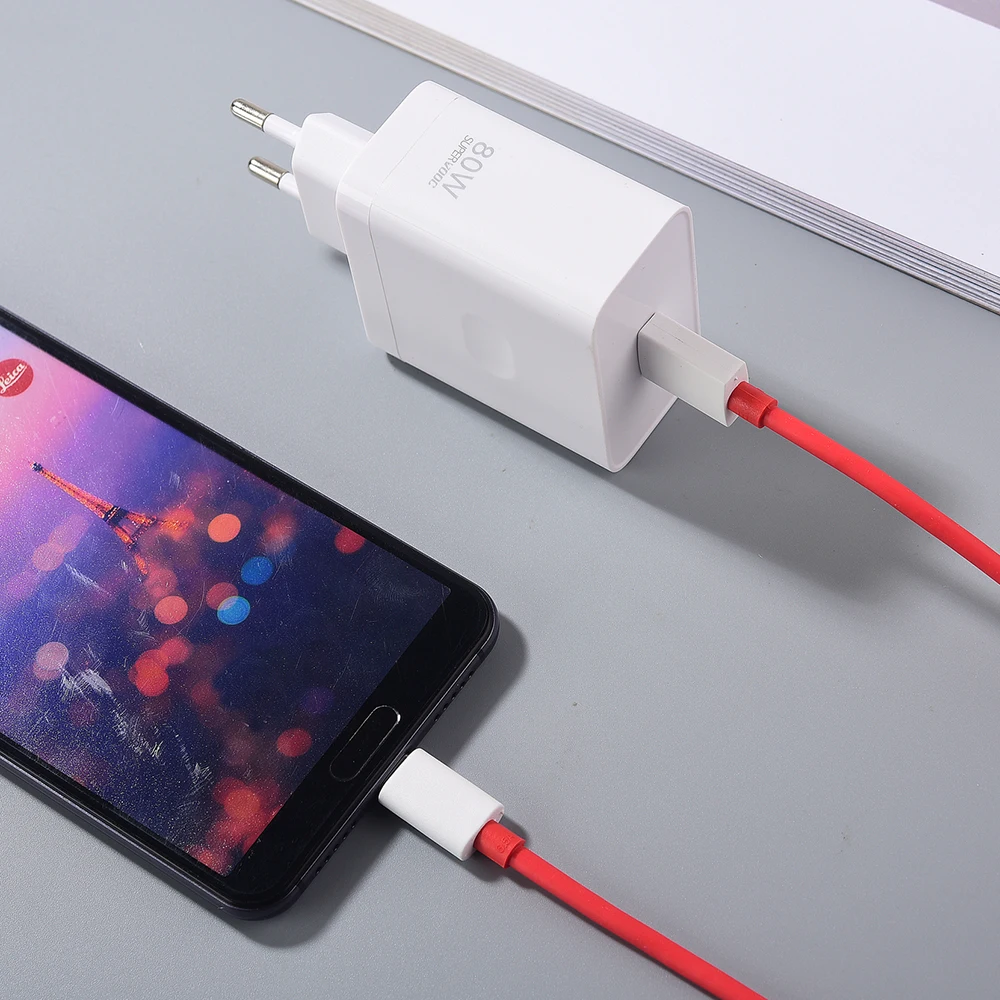 Oneplus Nord 5 80 واط SuperVOOC شاحن الأصلي الاتحاد الأوروبي شحن سريع محول الطاقة USB C كابل ل ONEPLUS 1 + Nord 4 3 2T CE5 13R 13 9