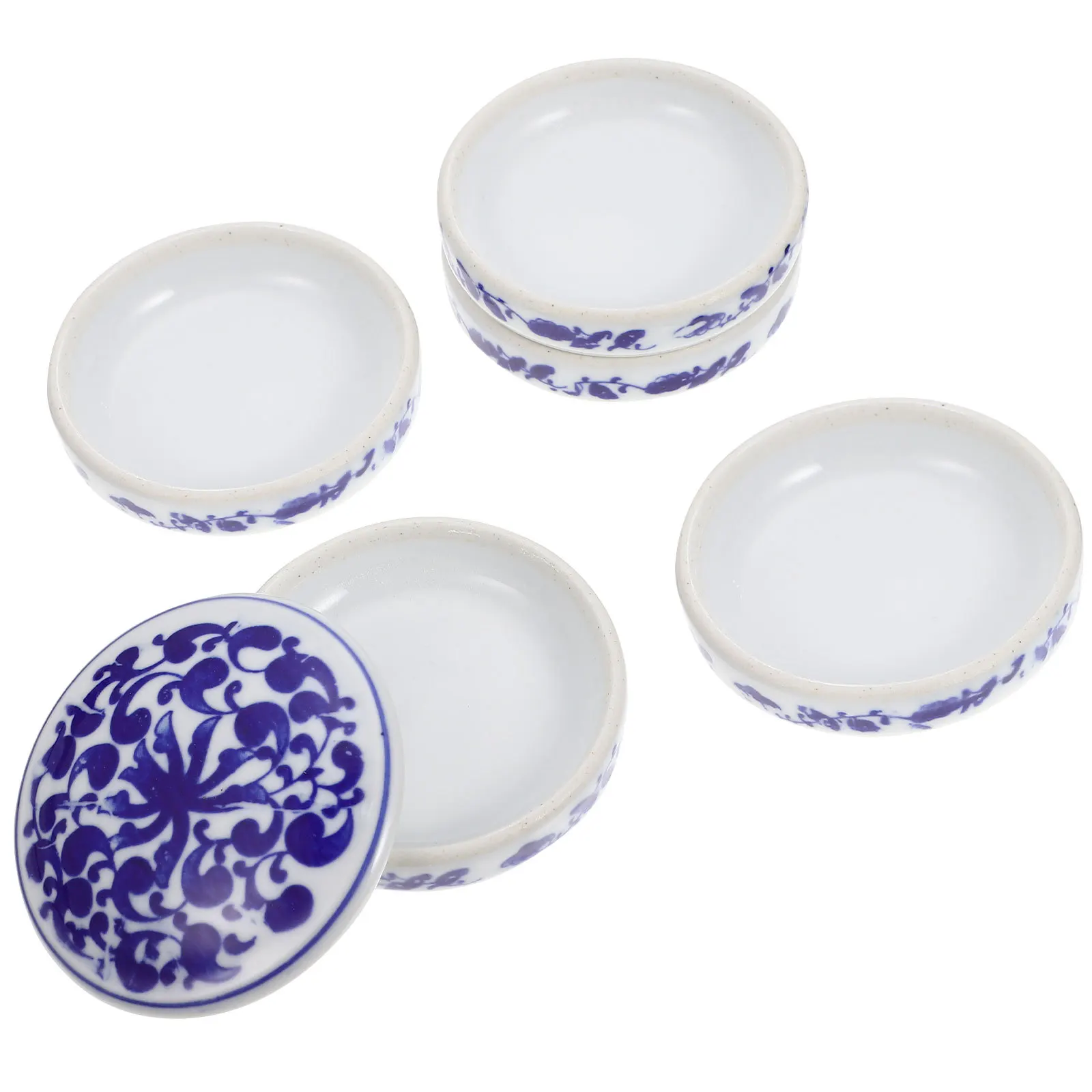 

1Set Ceramic Pigment Tray Portable Durable for Oil Watercolor Painting Art Students DIY Watercolor Pigment Mixing Trays