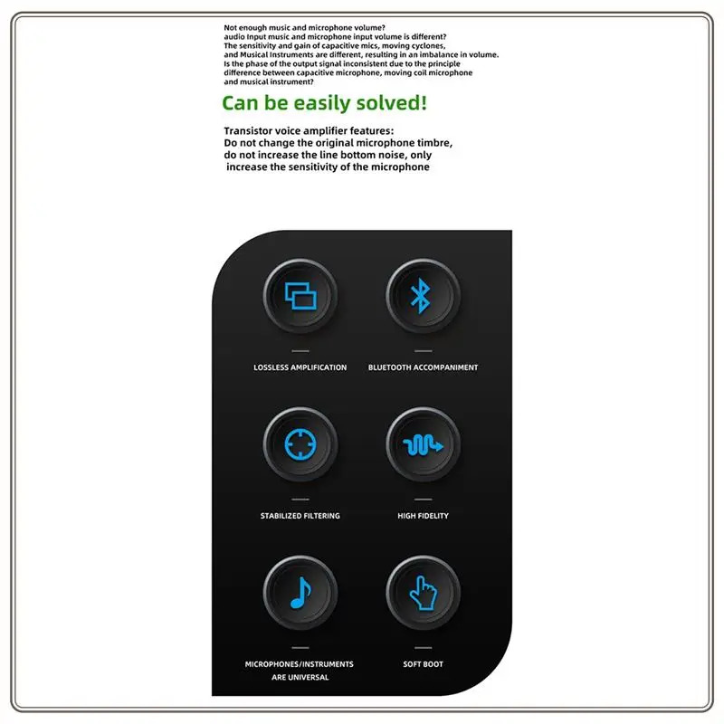 

Reliable-48V Dynamic Microphone Condenser Mic Amplifier Audio 48V Phantom Power Charging For Live Sound Card Speaker,48V Dynamic