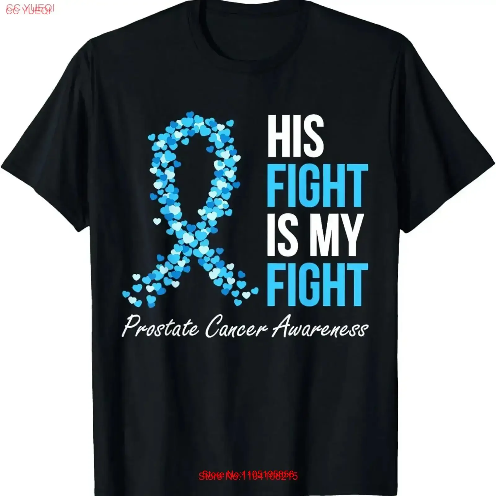 الوعي بسرطان البروستاتا معركت هو بلدي أزرق فاتح تي شيرت عتيق مغسول للارتداء اليومي أوم عادية متعددة الاستخدامات
