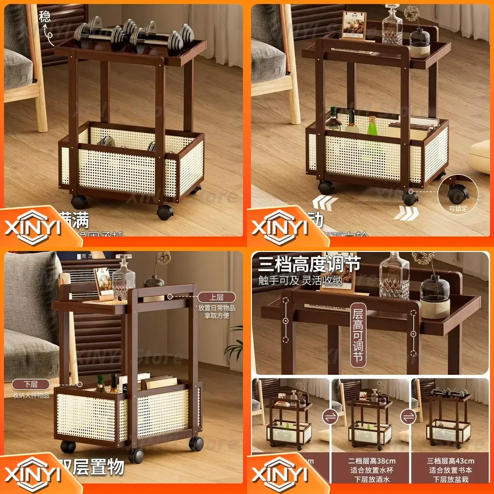 for Storage Racks for Home Office Living Room Bedroom Multi Layer Floor to Ceiling Mobile Utility Cart Small Rolling Shelf