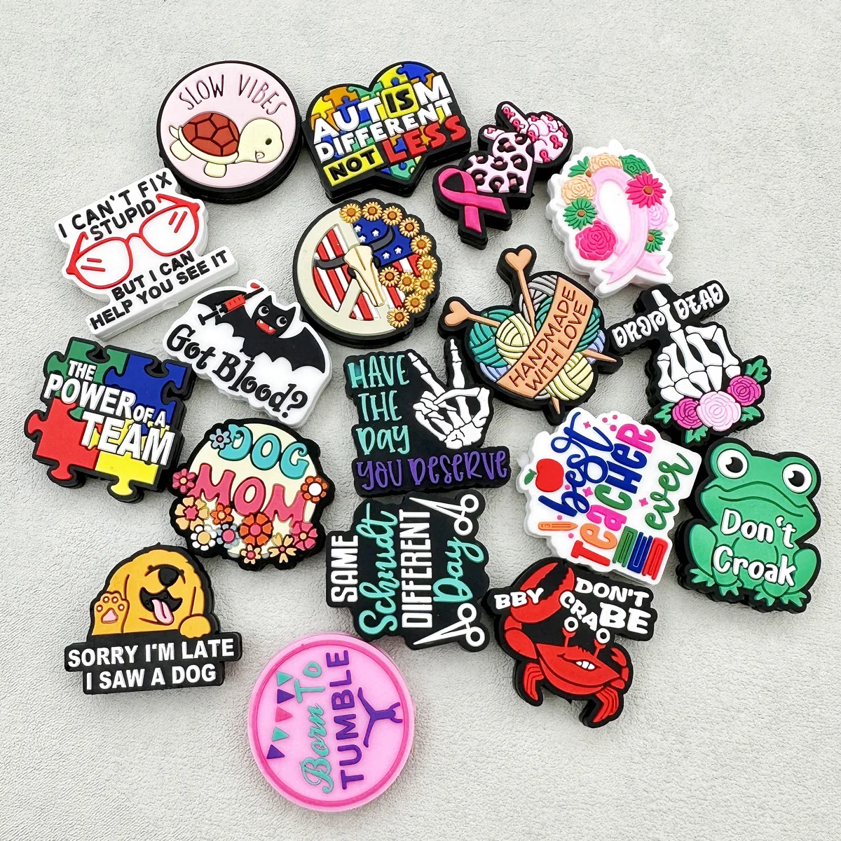 

10PCS Silicone Focal Beads Food-grade silicone beads for Necklace Pendant Toy DIY Pacifiers Jewelry Accessories Gifts