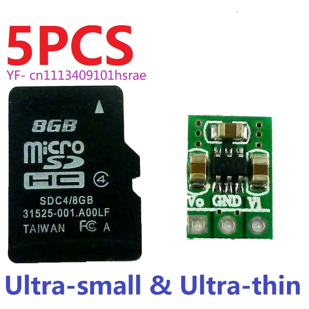 5/10 Pcs DC-DC Boost Buck Converter, 2.5V 3V 3.7V 4.2V 5V to 3.3V Low Noise Regulated Charge Pump Module