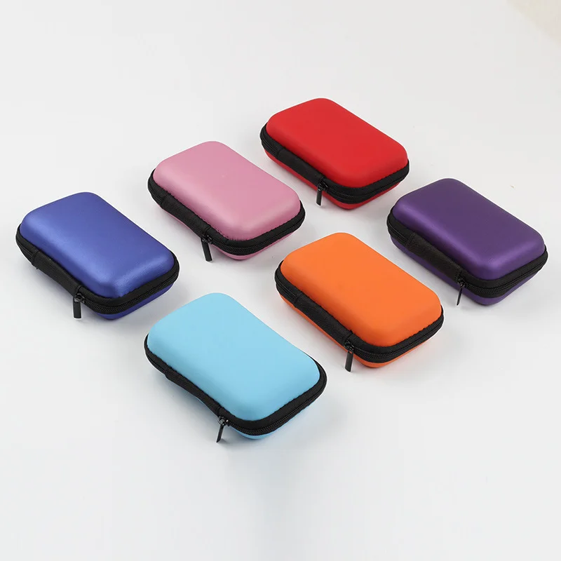 Earphone Bag Coin Purse Portable Cable Organizer Memory Card Case Earbuds Carry Pouch Storage Box