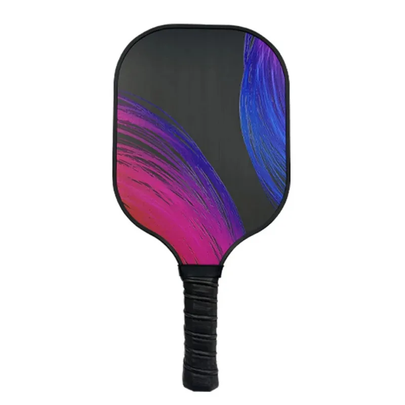 Single Beat Pickleball Paddle Carbon Fiber Hot Press Integrated Molding High-strength Ultra Light Material Racket Padelracket