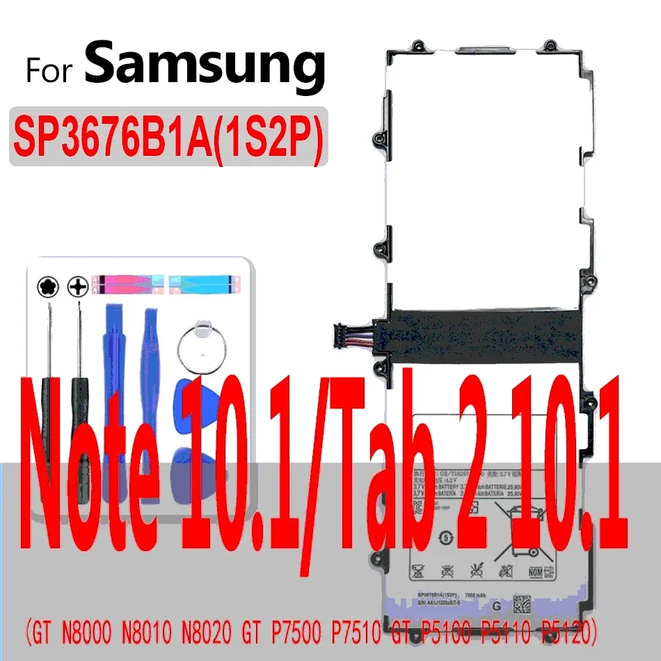 GT-N5100 GT-N8000 Battery For Samsung GALAXY Note 8.0 10.1 Pro 12.2 GT N5100 N8000 P5100 SM T520 P600 P900