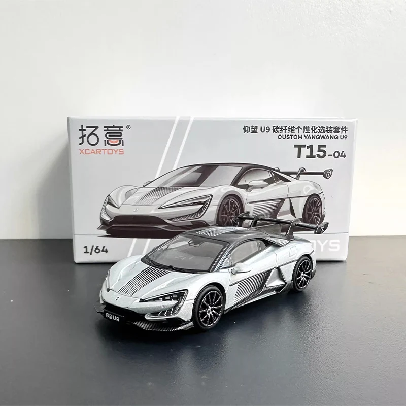 

Diecast Original 1:64 Scale Yangwang U9 Simulation Alloy Car Model Static Display Collectible Gift Souvenir Decoration