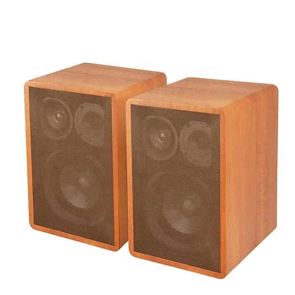 Custodia passiva in legno 100W 6.5 "woofer 3 vie computer stereo studio audiophile hifi sistema home theater altoparlante da scaffale