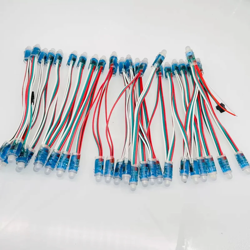 

WS2811 LED Pixel Module Waterproof IP68 DC5V 12V 9mm Input 500PCS RGB LED Module for Advertising Letter