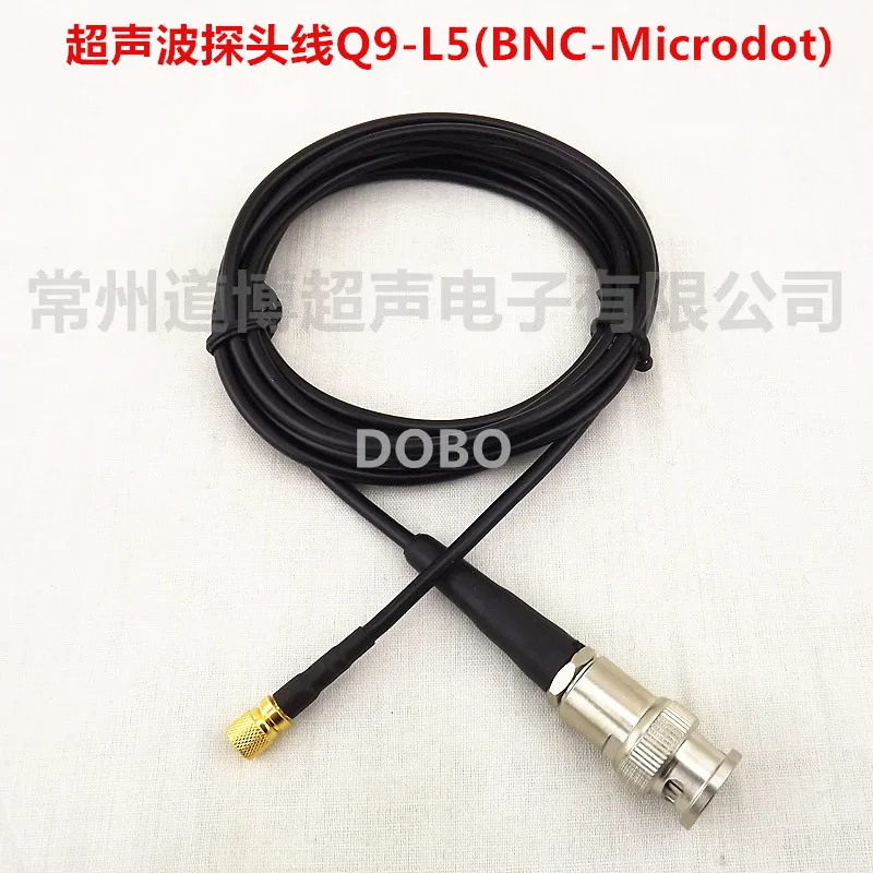 Q9-L5 (M5) Ultrasonic Probe Wire Testing Special BNC Microdot Flaw Detector Data Cable Connection Cable