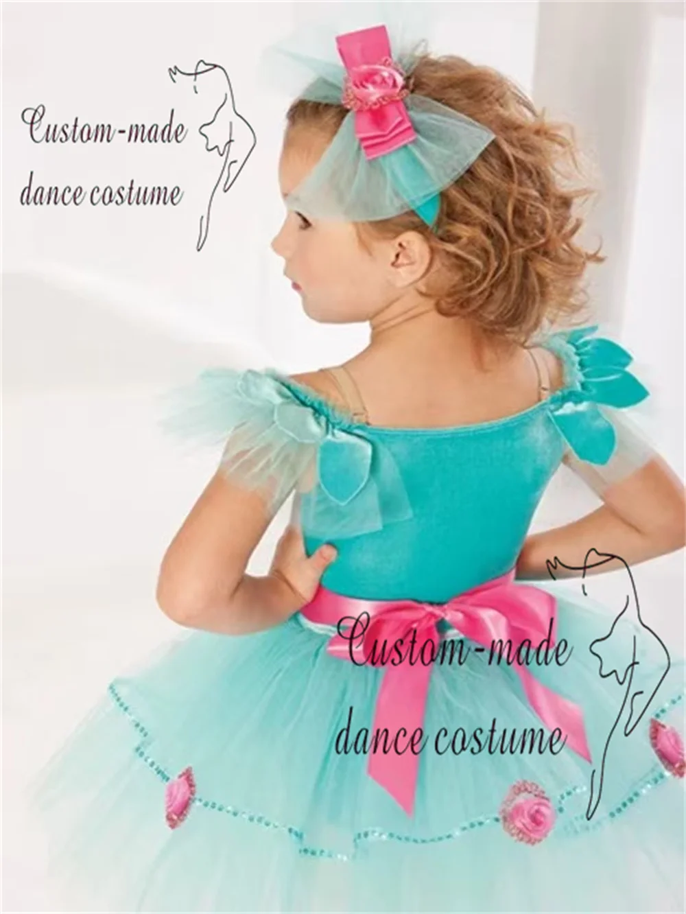 Girls Ladies Romantic Ballet Dance Dress Tutu Skirt Recital Performance Competition Ballet Dance Costume