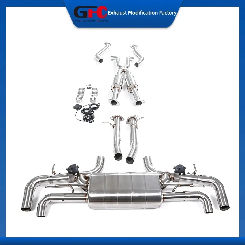GFC Catback Valvetronic Muffler for Lexus LC500 5.0L LC500h 3.5L 2017-2025 High-Performance SUS304 Auto Valve Exhaust Pipe