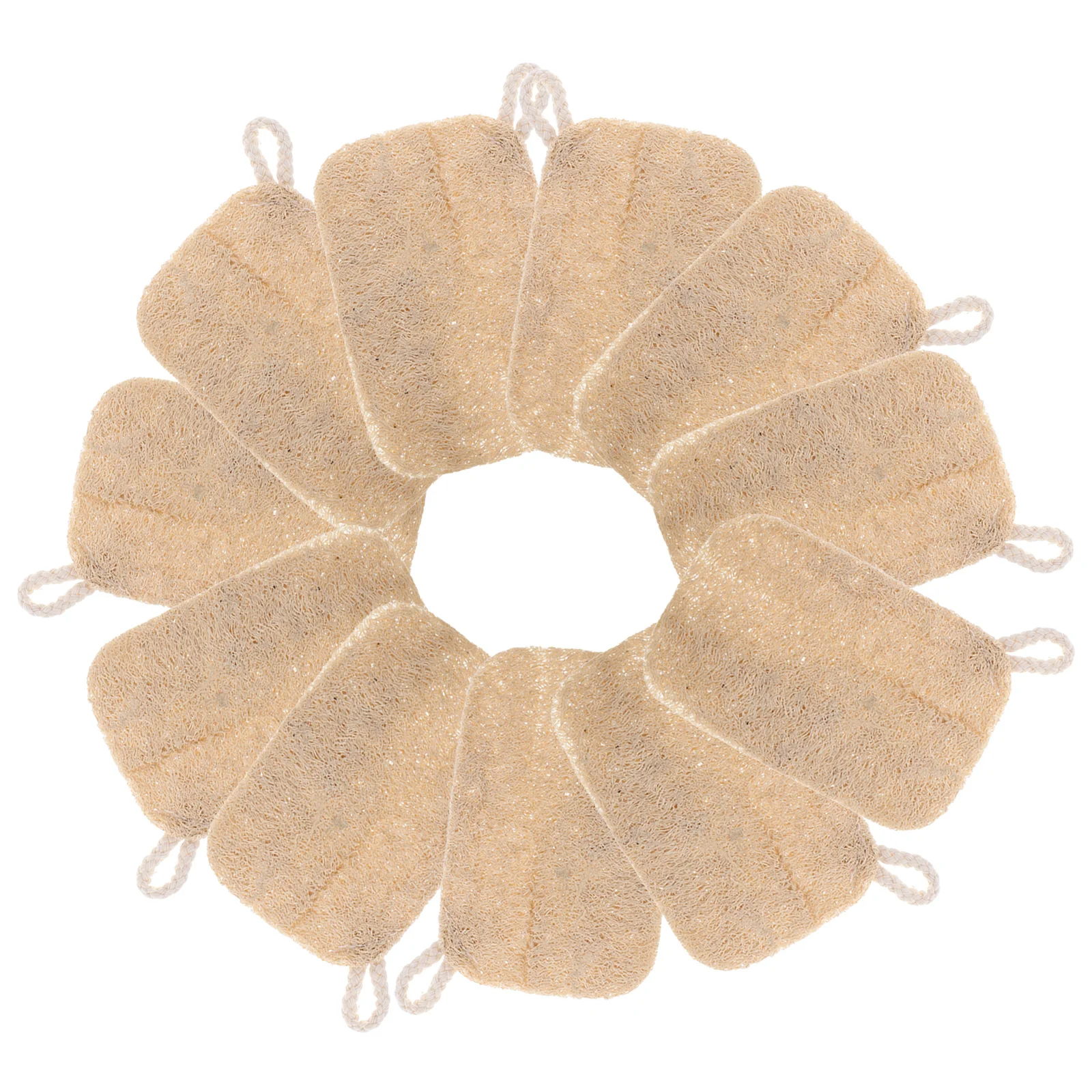 

10Pcs Natural Loofah Dish Sponge Kitchen Dishwashing Sponge Soft Non Scratch Eco Friendly Dish Scrubber Dishwashing Sponges