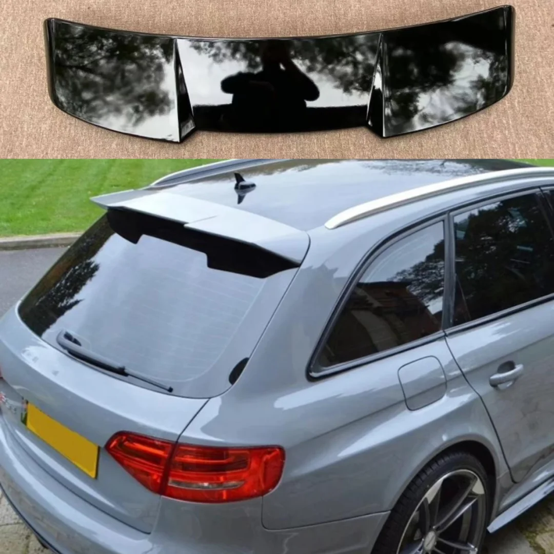 Spoiler Atap For Audi A4 B8 Avant 2008-2015 ABS Plastik Sayap Ekor Mobil Sayap Belakang Sayap Spoiler For A4 Allroad