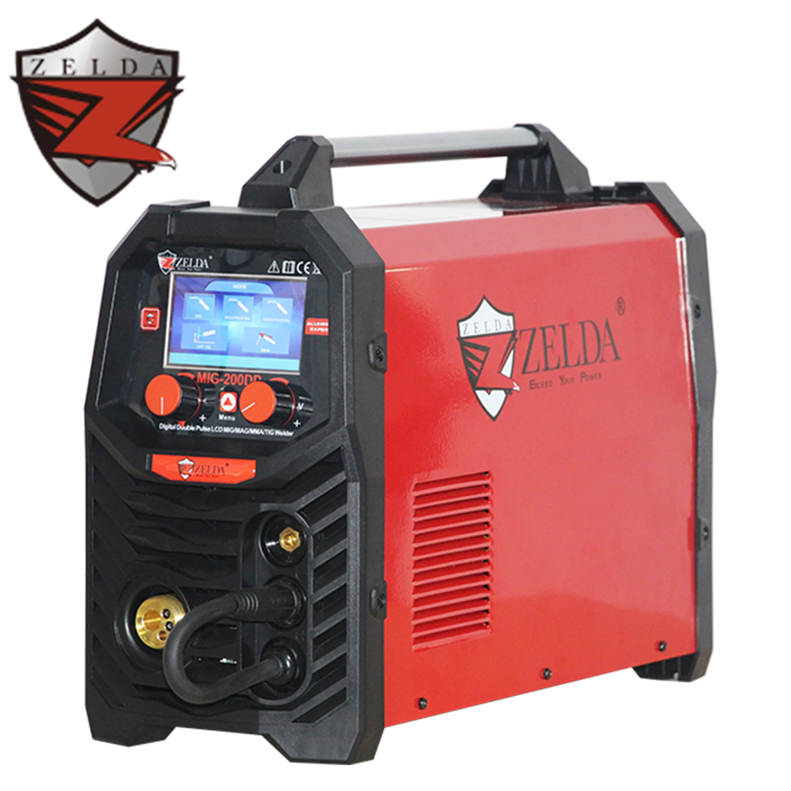 MIG-200DP 5 In 1 Dual Pulse Mig Welders Welding Machine For Aluminum