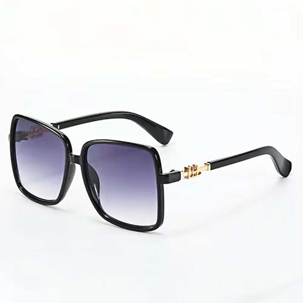 Retro Fashion Square Frame Sunglasses For Men Women Blue Light Blocking Shades UV400 Sun Glasses Vintage Decorative Sun Glasses image 6