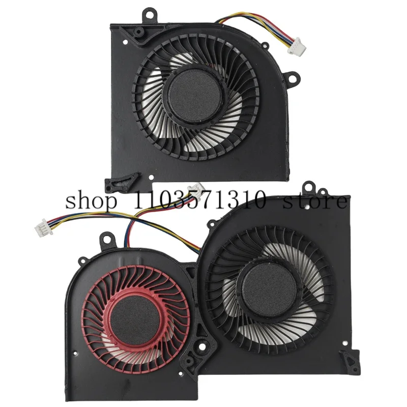 Replacement New Laptop CPU GPU Cooling Fan for MSI GS65 GS65VR WS65 P65 MS-16Q1 MS-16Q2 MS-16Q3 MS-16Q4 MS-16Q5 Series