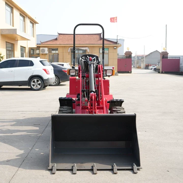 CE EPA Euro 5 Wheel Loader Earth Moving Machinery Mini Wheel Loader Garden Mini  Wheel Drive Loader